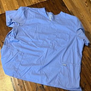 Ceil blue Cherokee workwear Men’s scrub top